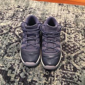 Men’s/boys Jordan’s 11 Blue Moon sneakers